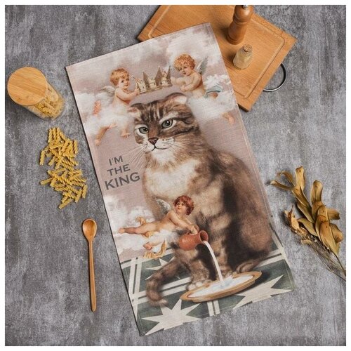 фото Полотенце этель king 40х73см, репс 210гр/м2, 100%хл