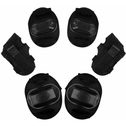 фото Защита роликовая, размер s, цвет чёрный onlytop