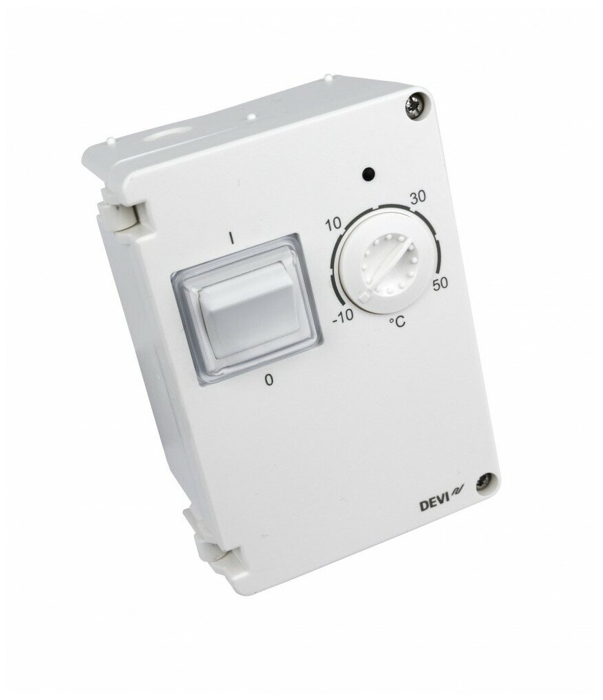 Терморегулятор/термостат DEVI DEVIreg 610 универсальный, белый