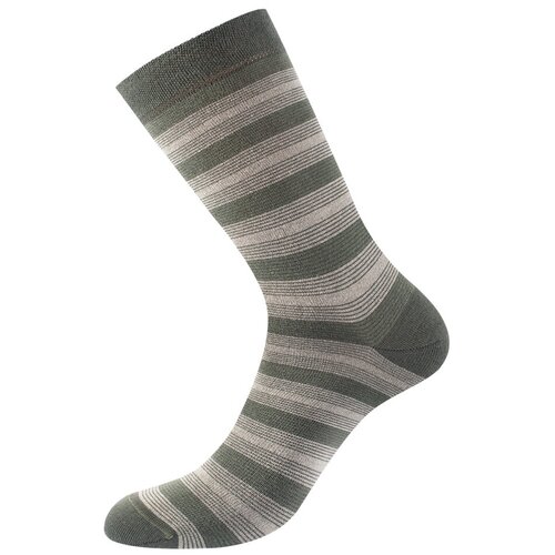 фото Мужские носки omsa, 1 пара, классические, размер 45-47, зеленый, серый