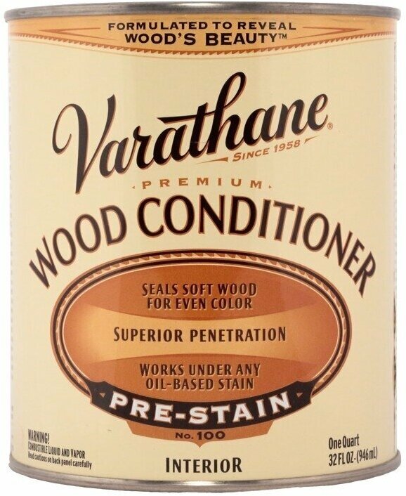 Кондиционер для подготовки древесины Varathane Premium Wood Conditioner 946 мл 211775