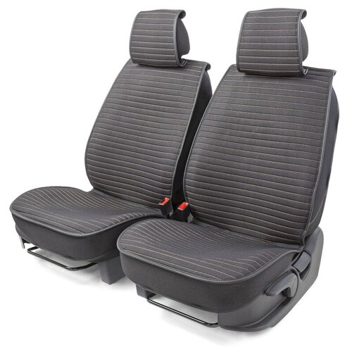 Каркасные накидки на передние сиденья "Car Performance", 2 шт, fiberflax CUS-2022 BK/BE