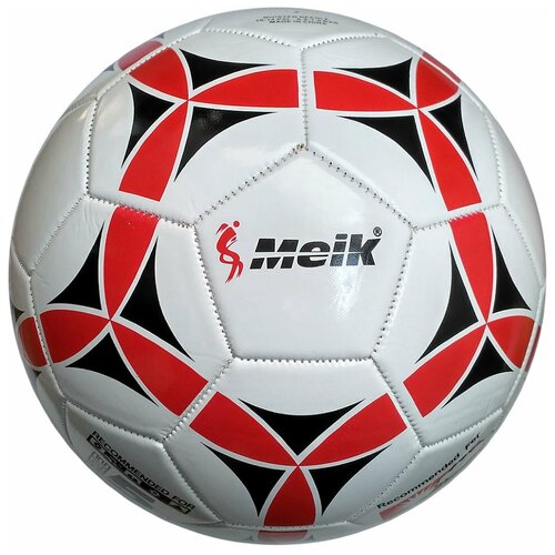 фото R18018 мяч футбольный "meik-2000" 3-слоя pvc 1.6, 300 гр, машинная сшивка