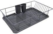Сушилка для посуды Smart Solutions Hoem 48х30х10 см, серая (WNM-SS-DRNHM-MTPP-GR)