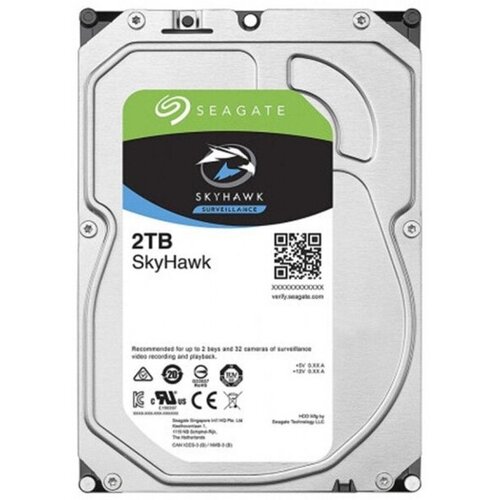 Жесткий диск Seagate Skyhawk 2TB ST2000VX015 996700₽