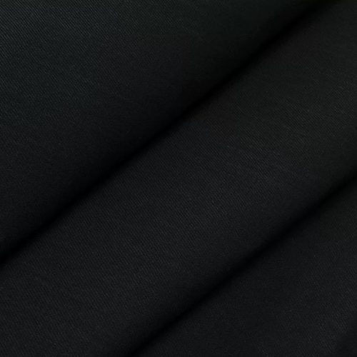 Ткань диагональ черная / диагональ костюмная хлопок 100% / отрез 6 метров