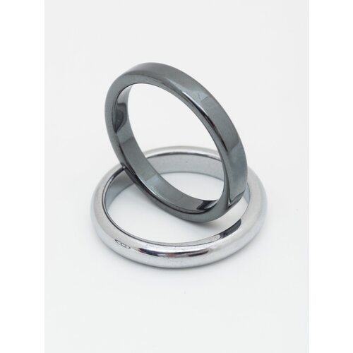 Набор колец ЖемАрт, гематит, черный, серый