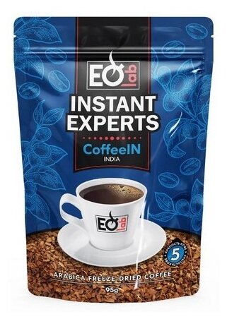 Кофе Instant Experts CoffeeIN INDIA крист. ДОЙ-ПАК 95г