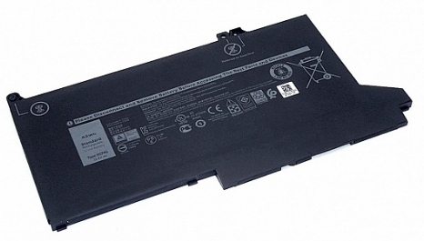 Аккумулятор для Dell Latitude 7280, 7380, 7480, 7390, 7490 (PGFX4, DJ1J0), 42Wh, 11.4V