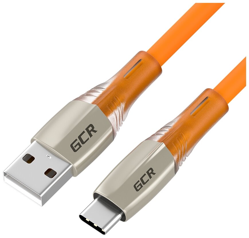 GCR USB - USB Type-C (GCR-UCQC3), 1.5 м, оранжевый