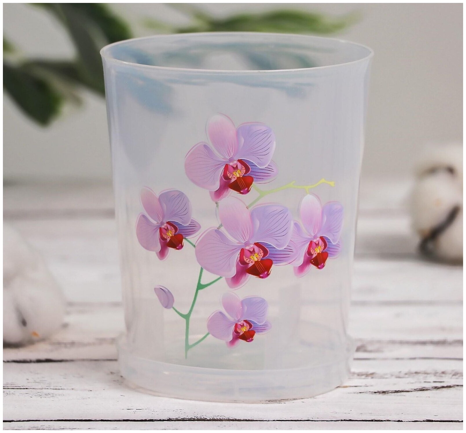 Горшок для цветов Альтернатива "Орхидеи" с подставкой, 0,7л БИТ - фото №4