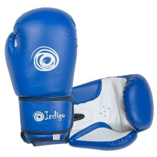 фото Боксерские перчатки indigo ps-799 синий 6 oz