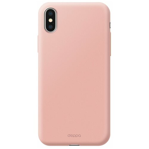 фото Чехол-накладка deppa air case для apple iphone xs max розовое золото