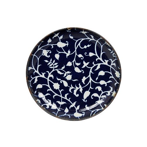 Тарелка Tokyo Design Fleur De Ligne Dark Blue, М-14220