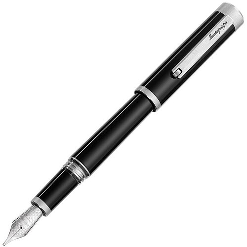 Перьевая ручка Montegrappa Zero Black Palladium IP M. Артикул ZERO-P-FP-M