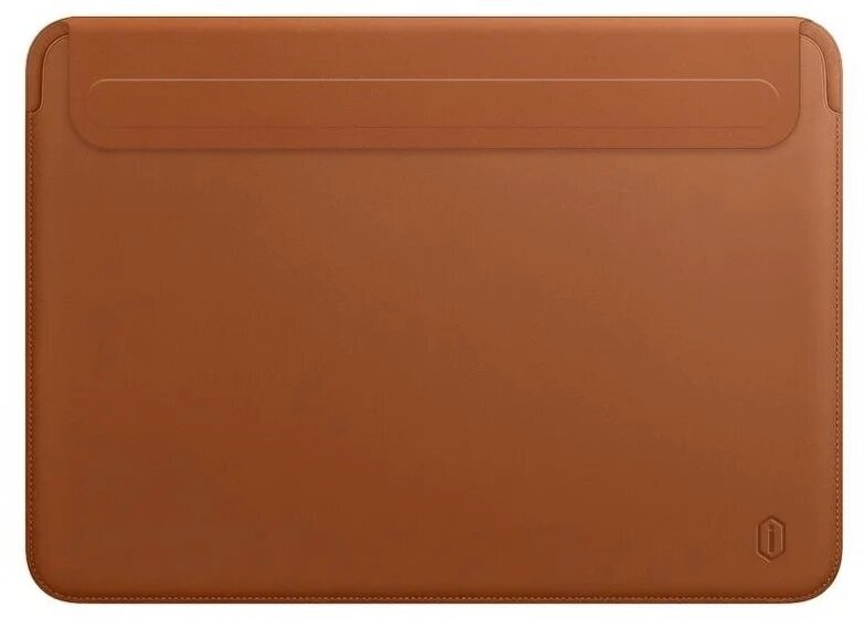 Чехол для MacBook Air 13.6" 2022, WIWU Skin Pro II Leather Sleeve, Коричневый