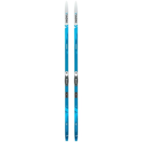 Прогулочные лыжи Decathlon INOVIK Classic XC S 150 Step NNN с креплениями, 207 см, синий/белый