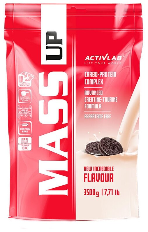 Гейнер Activlab Mass UP, 3500 г, вкус: печенье