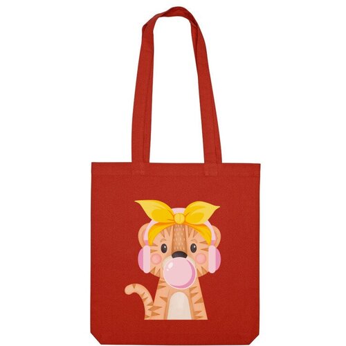 фото Сумка шоппер us basic, красный