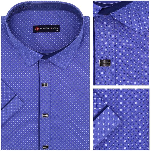 Рубашка Fashion Leader, размер S, голубой
