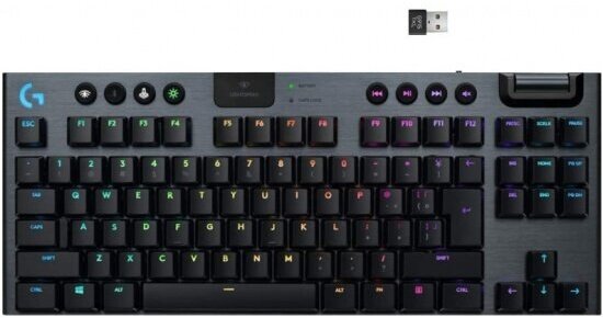 Клавиатура Logitech G915 Tenkeyless Lightspeed Wireless RGB Mechanical Gaming Keyboard Carbon (920-009536)