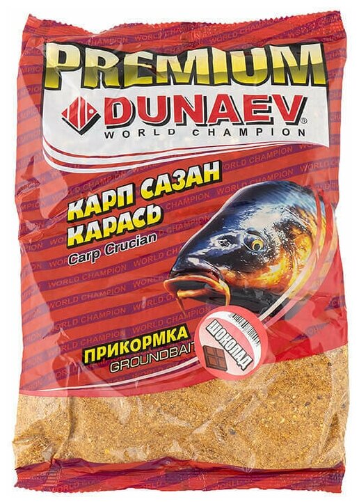 Прикормка "DUNAEV-PREMIUM" 1кг Карп-Сазан Шоколад