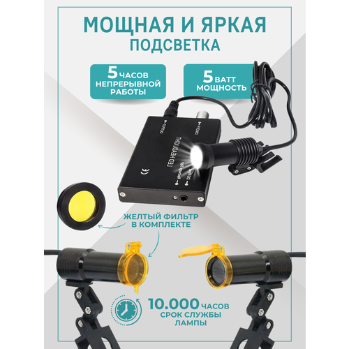 Подсветка к бинокулярам 5W