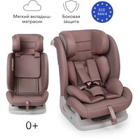 Автокресло Happy Baby детское Sandex, 0-12 лет, группа 0/1/2/3, (0-36 кг), пыльно-розовое