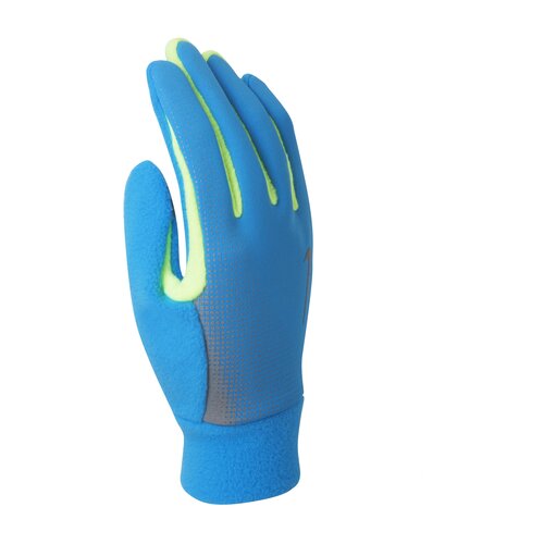 фото Перчатки для бега nike men's tech thermal running gloves s blue hero/volt n.rg.57.471.sl-471-s