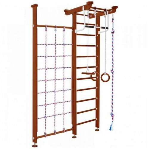 Спортивная шведская стенка для детей Barbara Цвет: Радужный Цвет металла: Серебряный