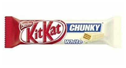 Шоколадный батончик KitKat Chunky White / Кит Кат Чанки в белом шоколаде 42 г. (Польша) - фотография № 1