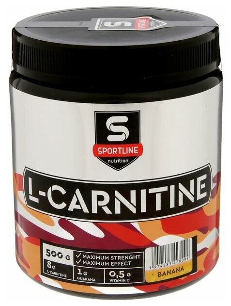 SportLine Nutrition L-карнитин (500 гр.) банан
