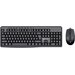 Комплект клавиатура + мышь OKLICK S650, черный, кириллица+QWERTY