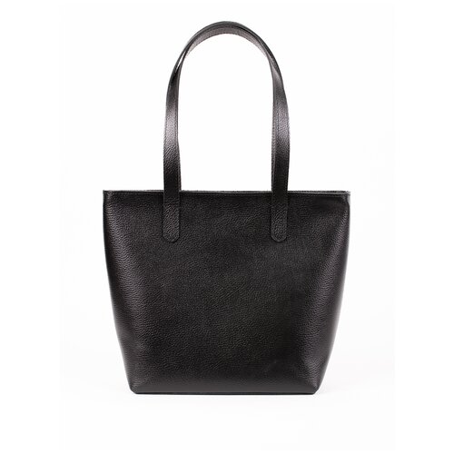фото Женская кожаная сумка черная a019 black grain divalli