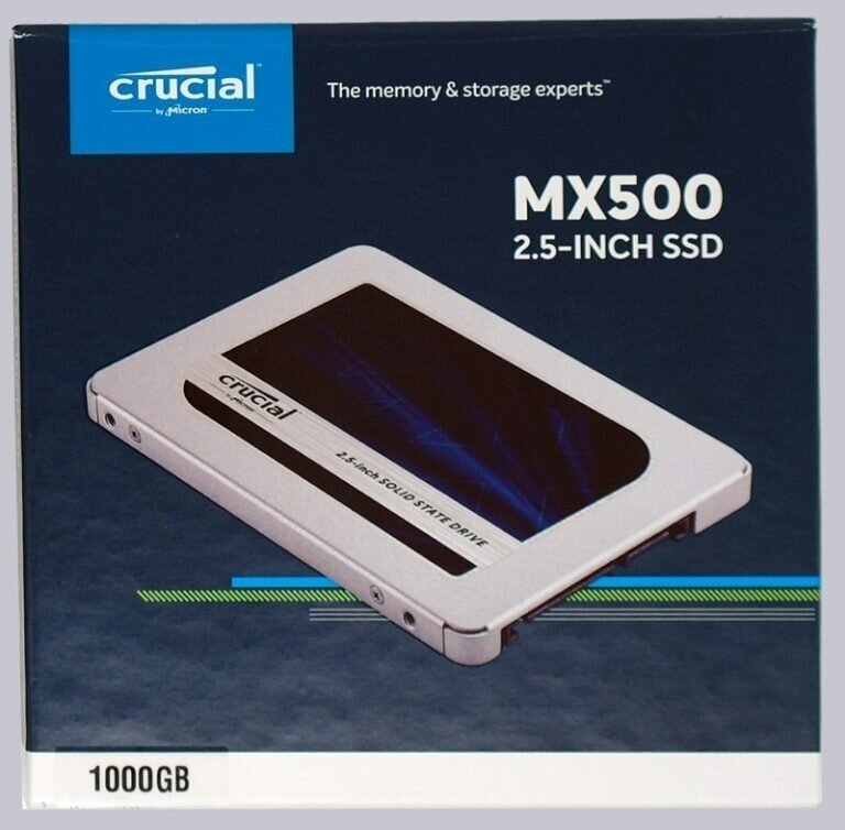 Накопитель SSD 2.5'' Crucial MX500 1TB 3D NAND TLC 560/510MB/s 95K/90K IOPS MTTF 1.8M 7mm - фото №13