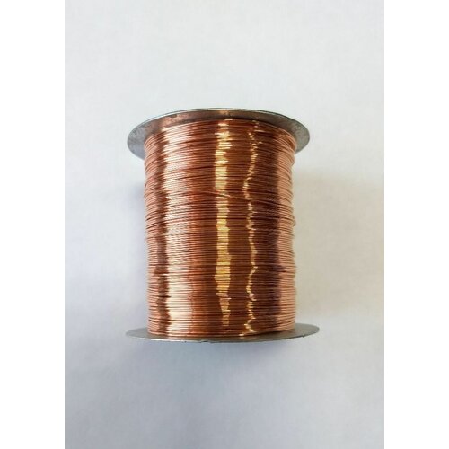 Медная проволока 05 мм в катушке 500гр медь для бус для бисера проводник крепёж как сварочная проволока для сварки медь содержащих сплавов в автоматических и полуавтоматических сварочных аппаратах 1723₽