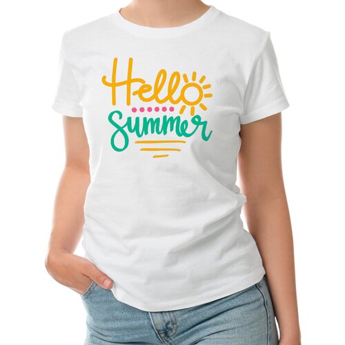 фото Футболка roly, размер s, белый