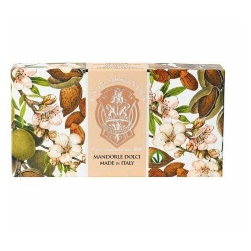 La Florentina Hand Soap Set Sweet Almonds Набор мыла для рук с экстрактом Сладкого миндаля, 150 гр х 3 шт мыло la florentina sweet almondsr сладкий миндаль 300 г