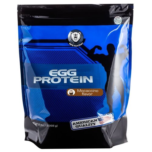 Протеин RPS Nutrition Egg Protein, 2268 гр., мокаччино rps nutrition мульти компонентный протеин 450 гр rps nutrition клубника