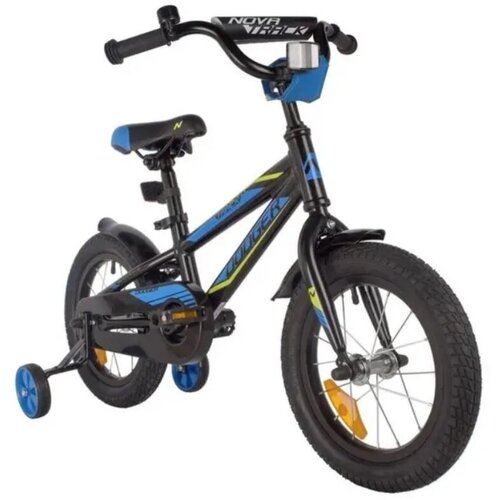 Велосипед двухколесный NOVATRACK 14 DODGER черный алюминиевый 1571700₽
