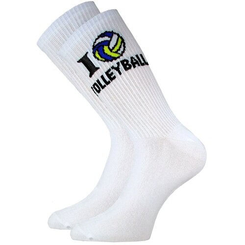 фото Носки , размер 23-25, синий, желтый, черный, белый innel