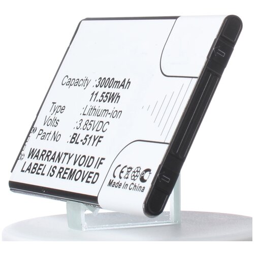 фото Аккумулятор ibatt ib-u1-m865 3000mah для lg x190, h818 g4, h815 g4, h810, h818p, g4 stylus, h540, h811, vs986, ds1402, g4 note, h818n,