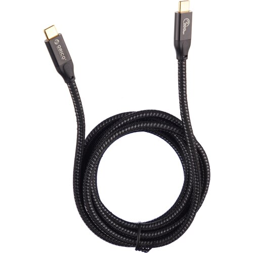 Кабель ORICO CM32, 2 м, 1 шт., черный кабель orico ldc2c 2 м 1 шт черный серебристый