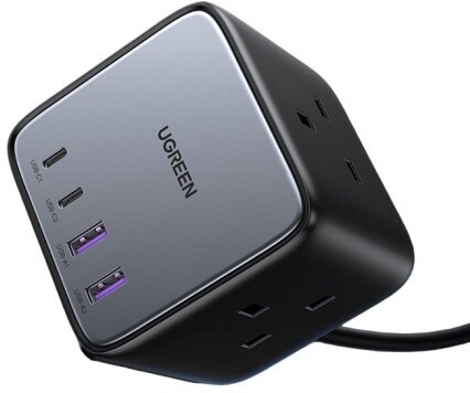 Сетевое зарядное устройство Ugreen CD268 (60113) 65 Вт, 2xUSB-C + 2xUSB-A, серый