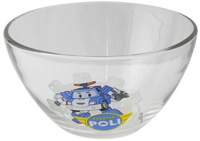 Набор посуды ND Play Робокар Поли, Поли матовый, 3 предмета, стекло (275868)