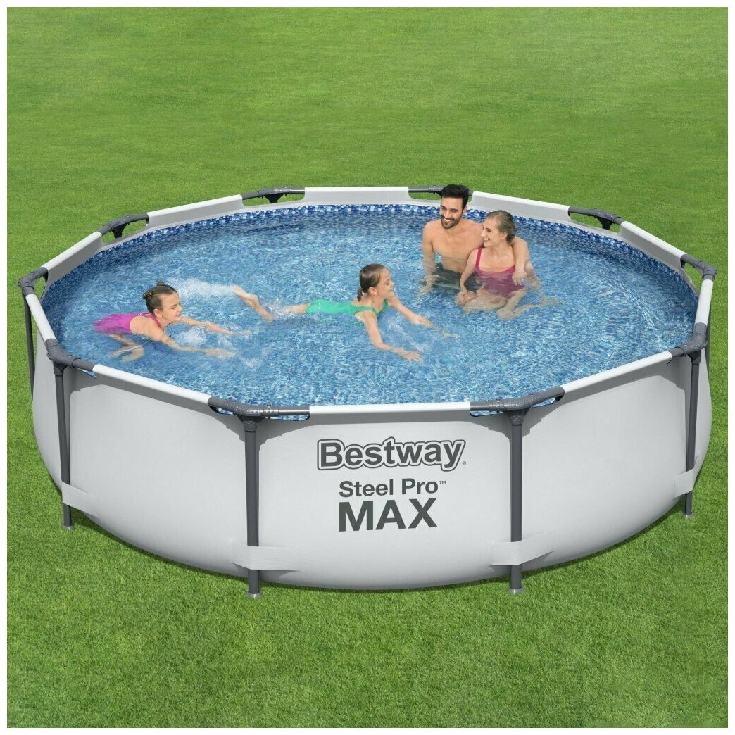 Бассейн Bestway Steel Pro MAX 56026/56406, 305х76 см - фотография № 11