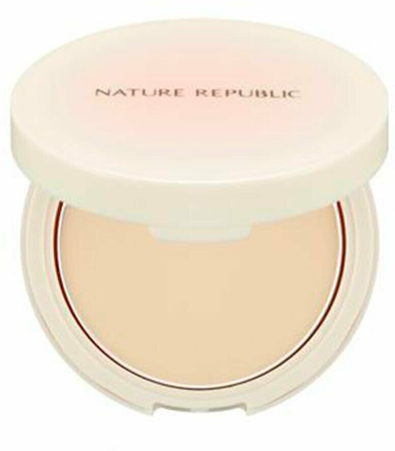 NATURE REPUBLIC Пудра для лица Cover Two Way Pact SPF30 01 light beige 9 г