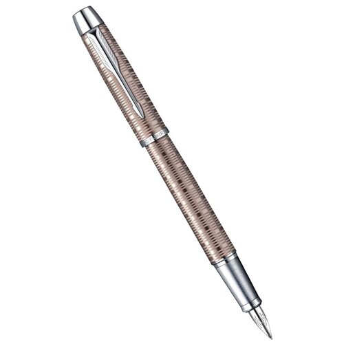 Ручка перьевая Parker IM Premium Vacumatic F224 (1906777) коричневый F сталь нержавеющая подар.кор.