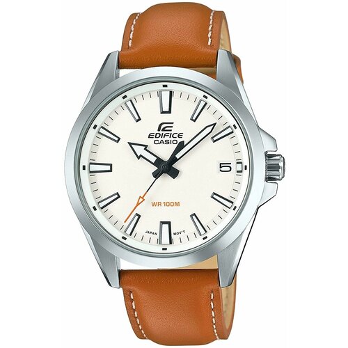 Наручные часы CASIO Часы наручные мужские Casio Edifice EFV-100L-7A Гарантия 2 года, серебряный