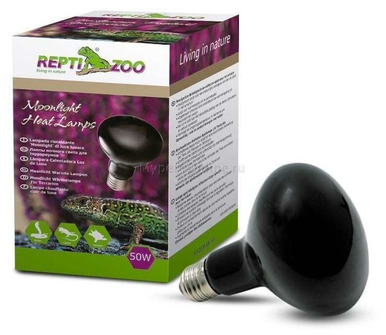 Лампа ночная для террариума Repti-Zoo ReptiNightglow, размер 6.3см.